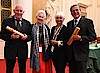 Verleihung des Goldenen Doktordiploms an H.P. Schönlaub und F. Ebner.