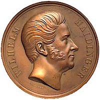 Front side of the Haidinger-Medal