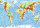 Karte der Erde