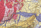 Ausschnitt aus der Hydrogeologischen Karte der Republik Österreich im Maßstab 1:500.000.